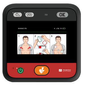 Primedic myPAD Display - mini AED s CPR feedbackom